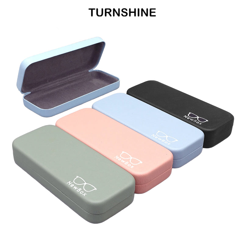 New Solid Color Eyeglass Case