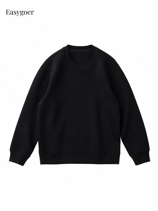 Minimalist Air-Layer Crewneck Sweatshirt