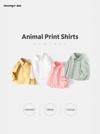 Kids Casual Button-Up Shirt