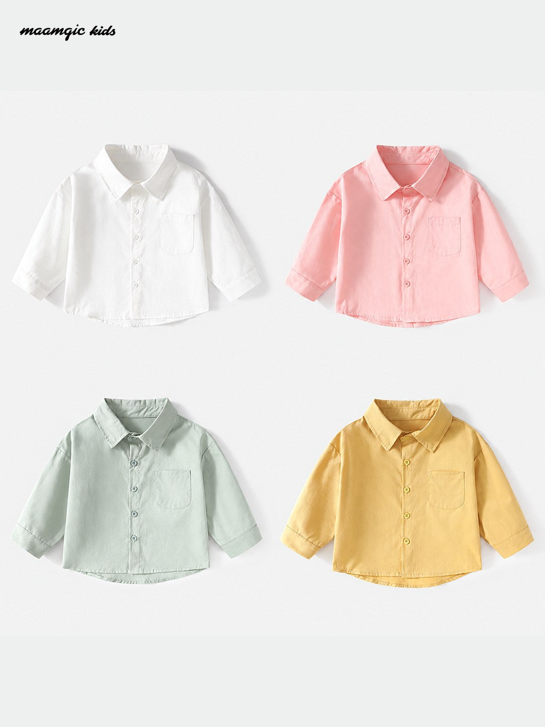 Kids Casual Button-Up Shirt