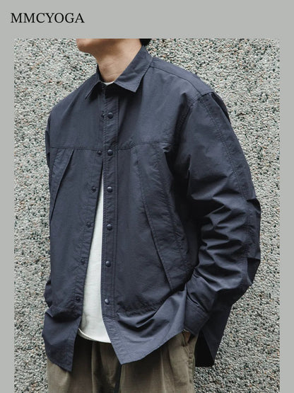Men's Relaxed Utility Overshirt