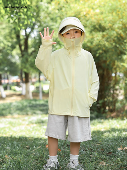 Kids Lightweight Hooded Sun Jacket