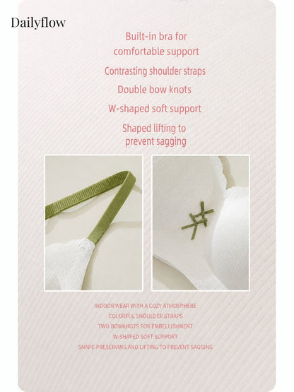 Floral Seamless Light-Support Bra