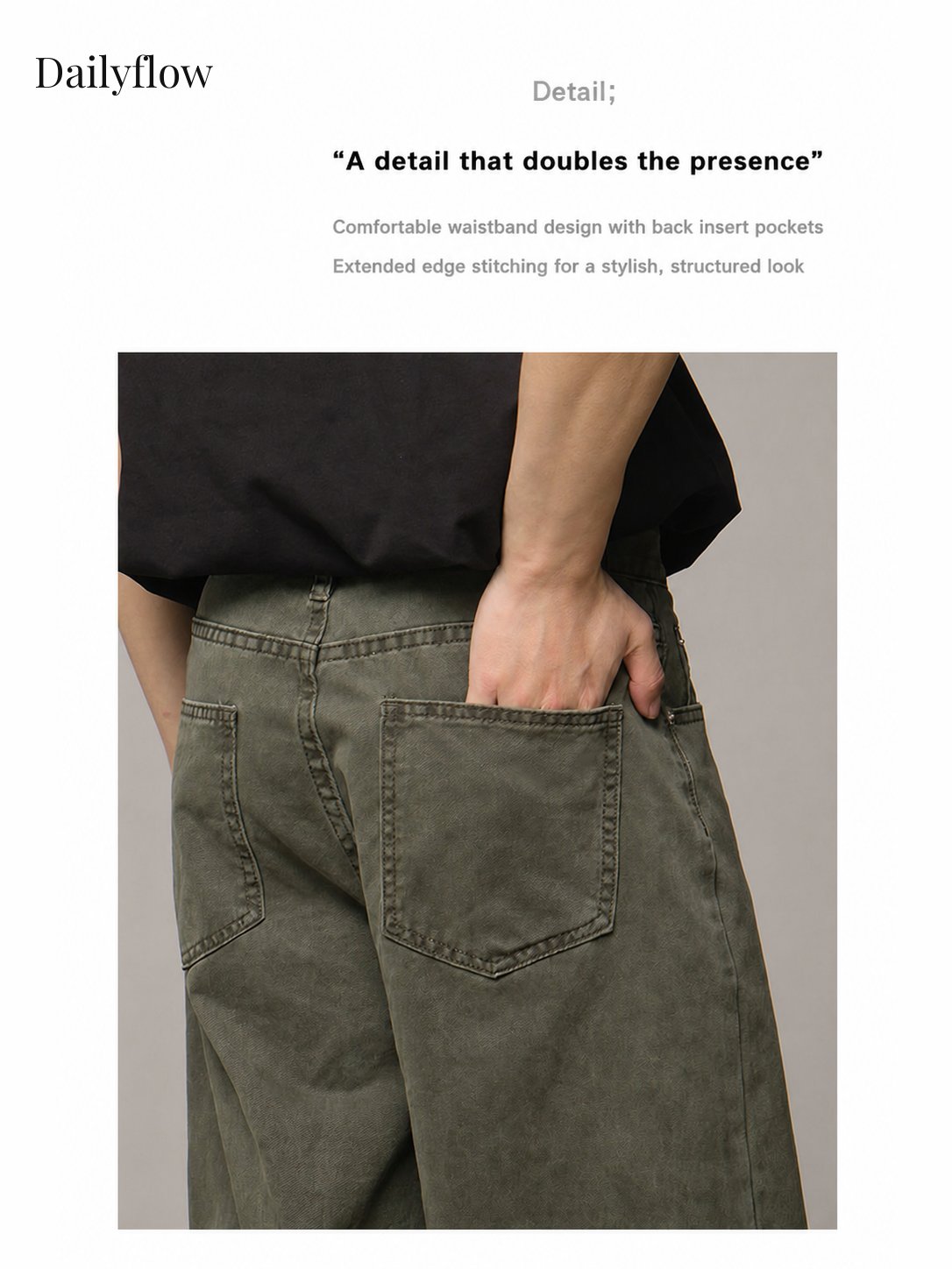 Men's Vintage Washed Relaxed Straight-Leg Jeans