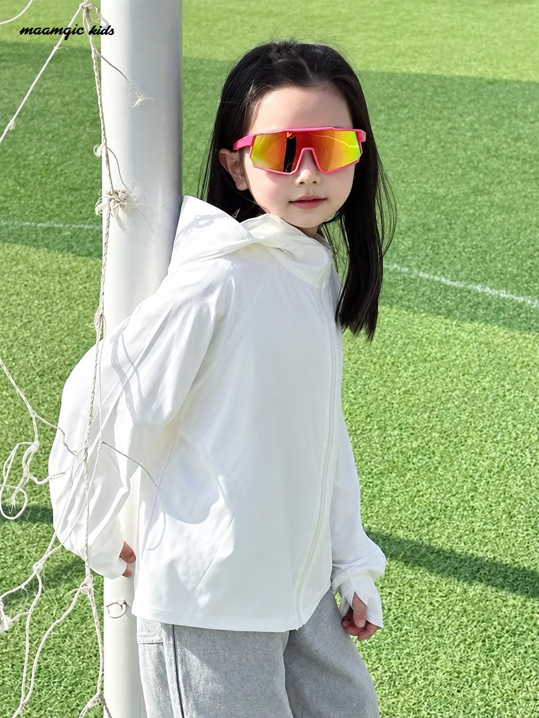 Kids Lightweight Hooded Sun Jacket