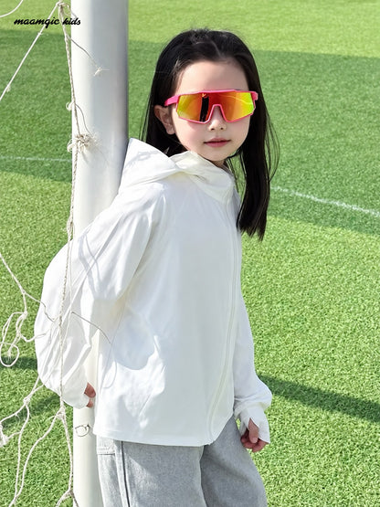Kids Lightweight Hooded Sun Jacket