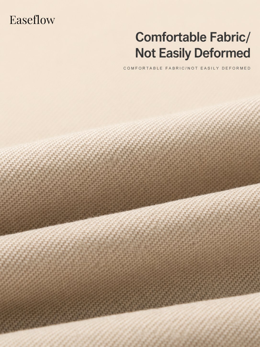 Men's Relaxed Fit Cotton Straight-Leg Pants