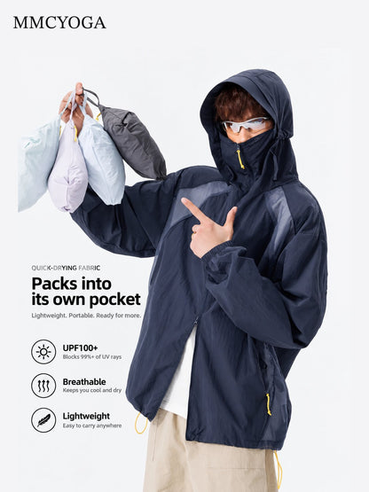 Men's Lightweight Hooded Sun Protection Jacket