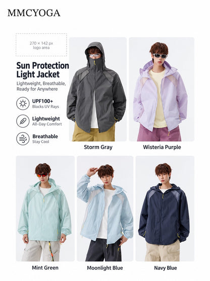 Men's Lightweight Hooded Sun Protection Jacket