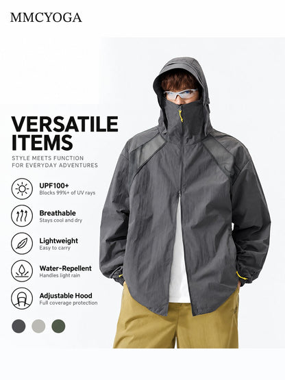 Men's Lightweight Hooded Sun Protection Jacket