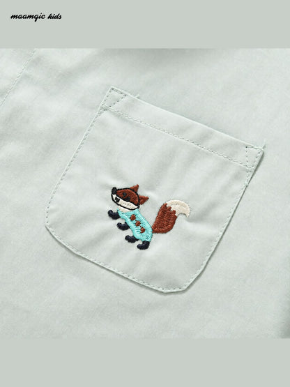 Kids Casual Button-Up Shirt