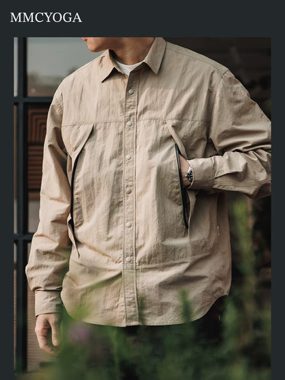 Men's Relaxed Utility Overshirt