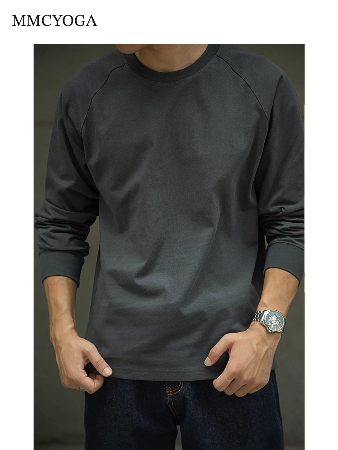 Men's Vintage Raglan Long Sleeve T-Shirt