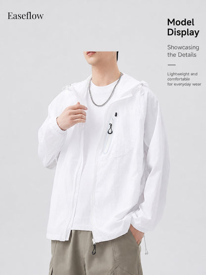 Men's Lightweight Quick-Dry Hooded Jacket