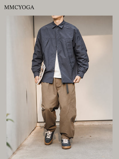 Men's Relaxed Utility Overshirt