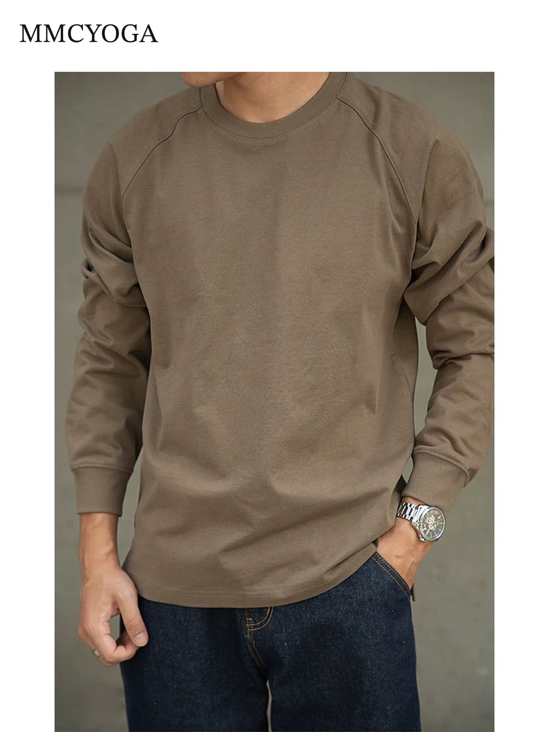 Men's Vintage Raglan Long Sleeve T-Shirt