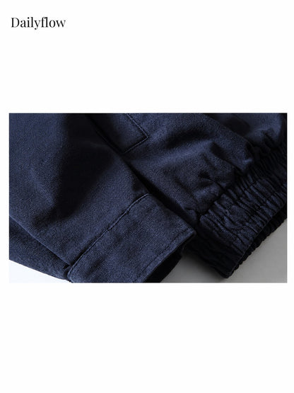 Men's Vintage Contrast-Collar Work Jacket