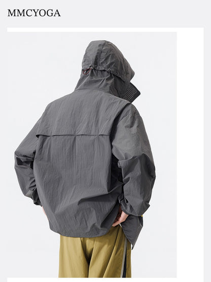 Men's Lightweight Hooded Sun Protection Jacket