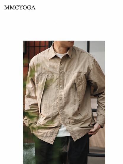 Men's Relaxed Utility Overshirt