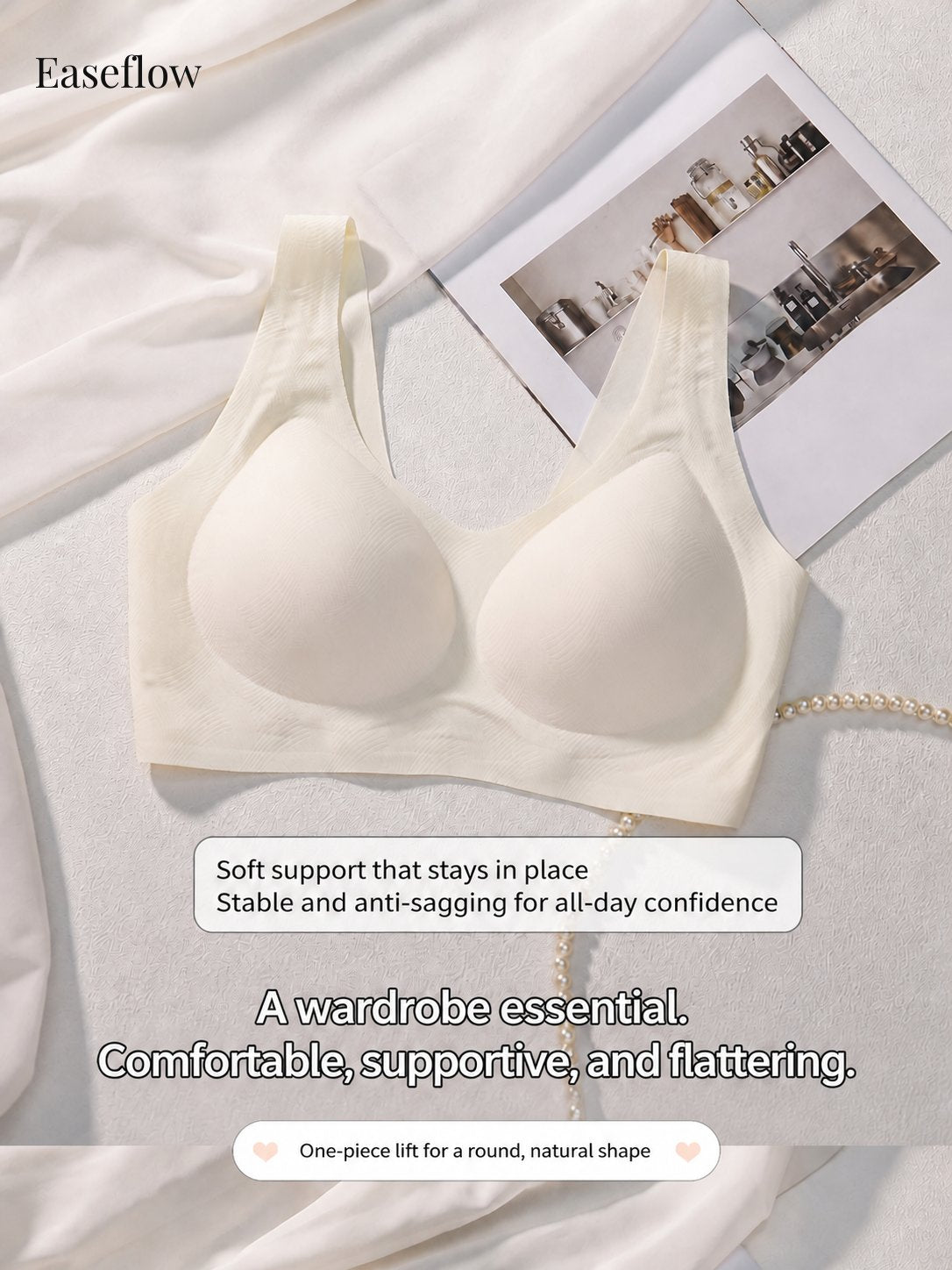 Women's Seamless Fixed-Cup Everyday Bra
