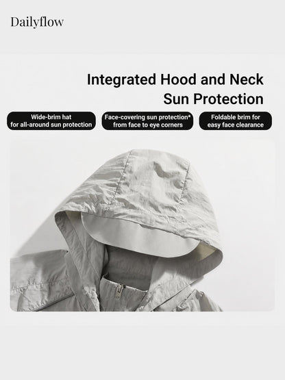 Lightweight Quick-Dry Hooded Sun Jacket