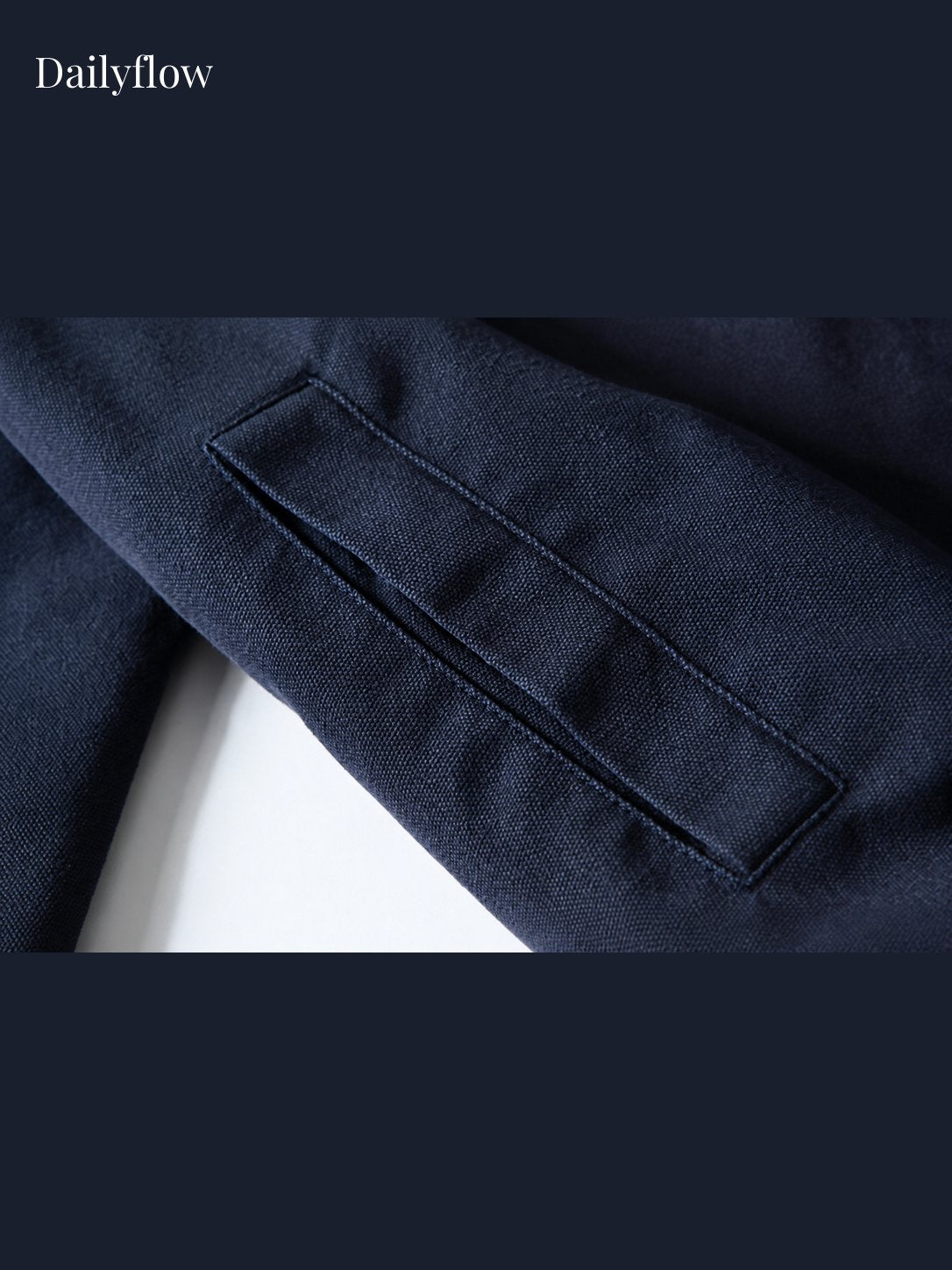 Men's Vintage Contrast-Collar Work Jacket