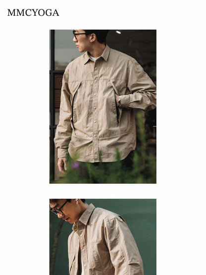 Men's Relaxed Utility Overshirt