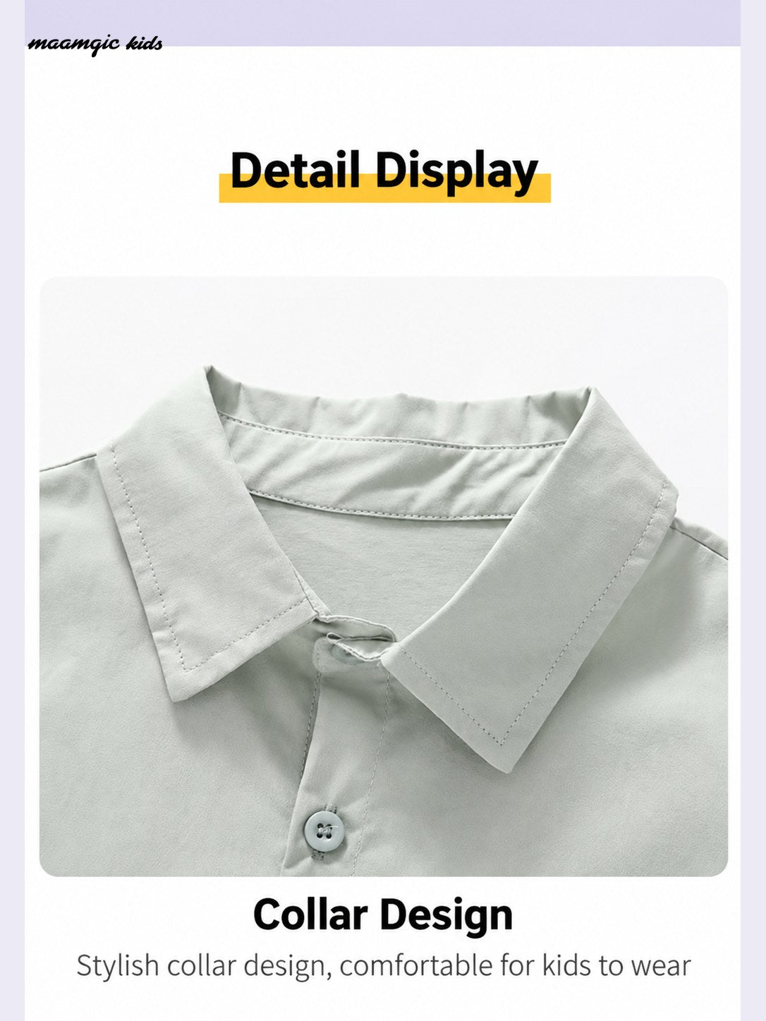 Kids Casual Button-Up Shirt