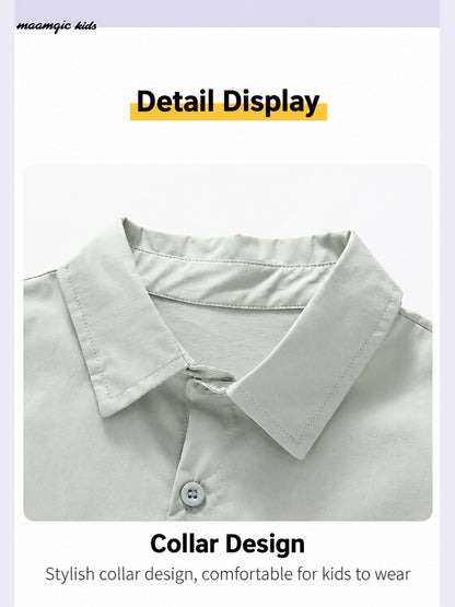Kids Casual Button-Up Shirt