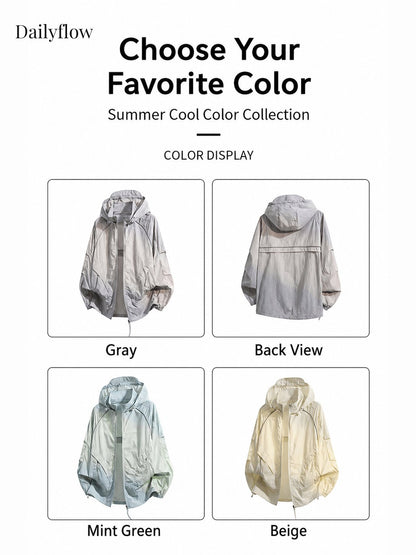 Lightweight Quick-Dry Hooded Sun Jacket