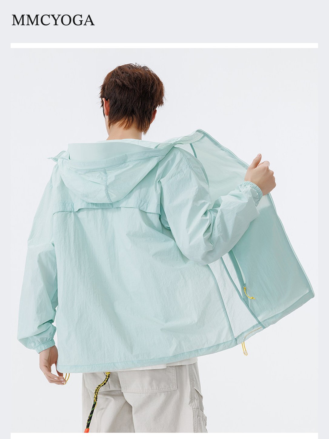 Men's Lightweight Hooded Sun Protection Jacket