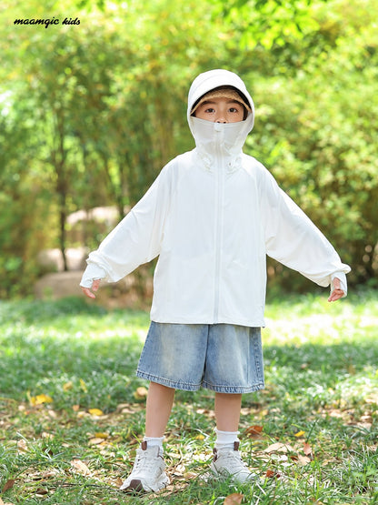 Kids Lightweight Hooded Sun Jacket