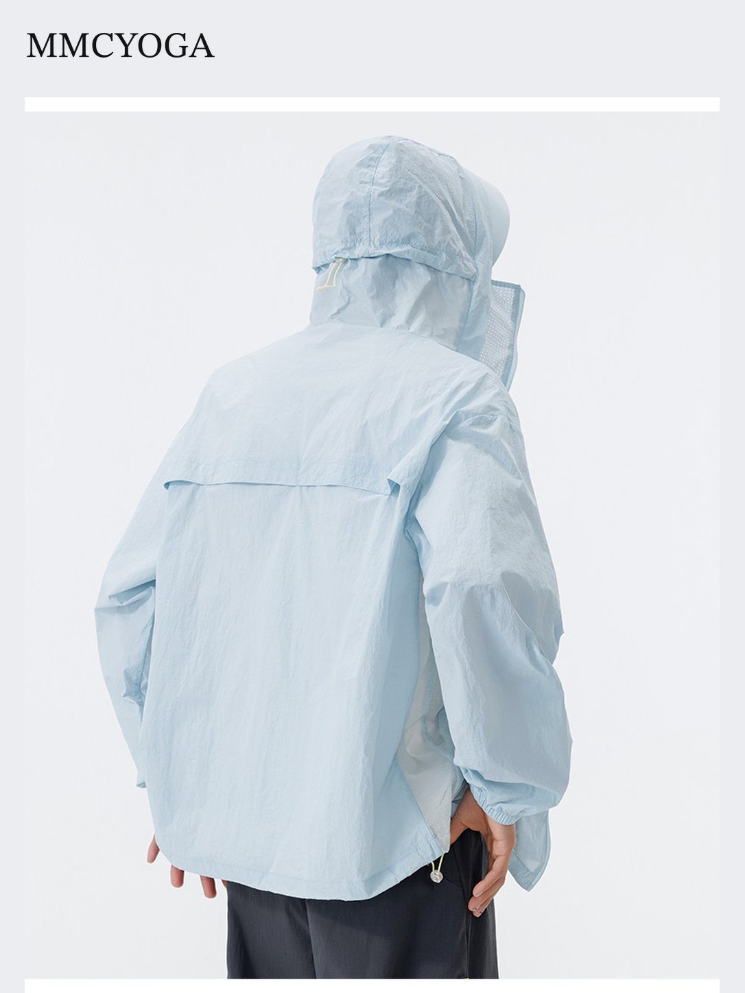 Men's Lightweight Hooded Sun Protection Jacket