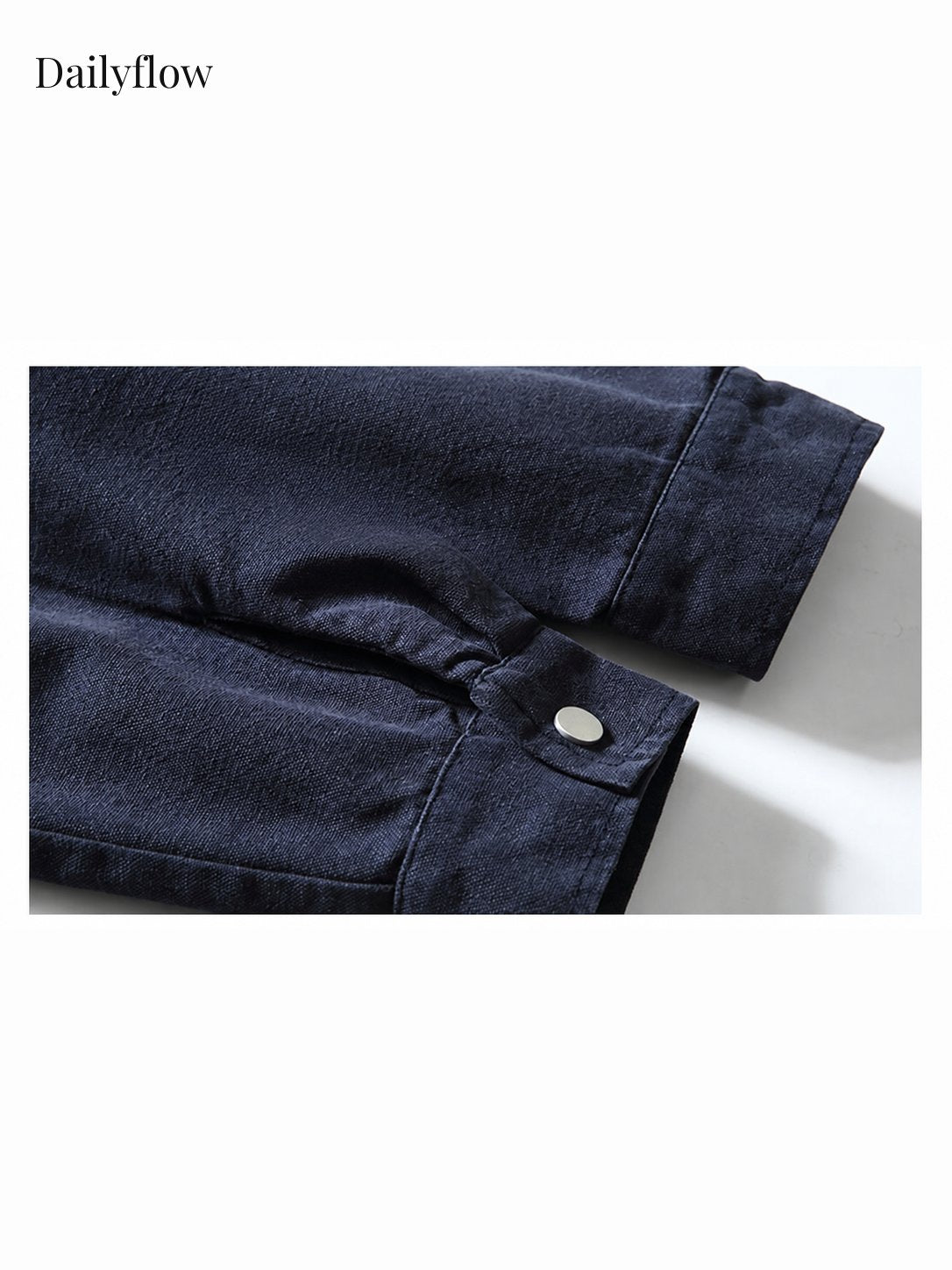 Men's Vintage Contrast-Collar Work Jacket