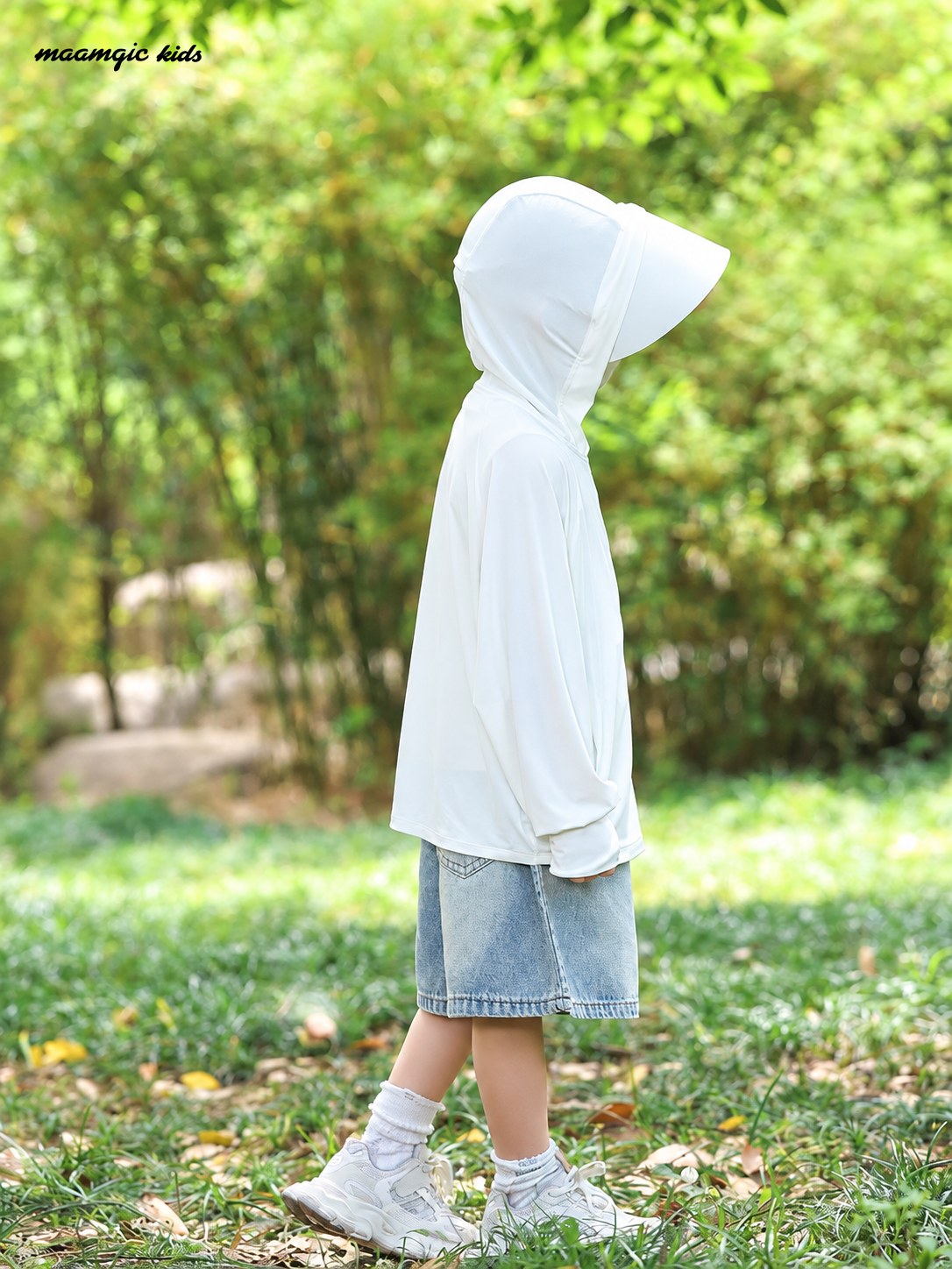 Kids Lightweight Hooded Sun Jacket
