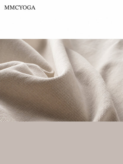 Men's Urban Relaxed Wide-Leg Cotton Pants