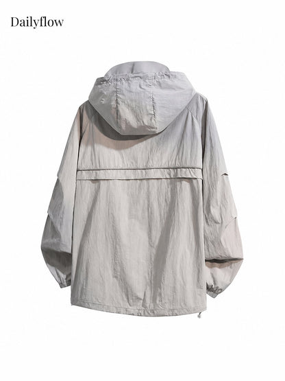 Lightweight Quick-Dry Hooded Sun Jacket