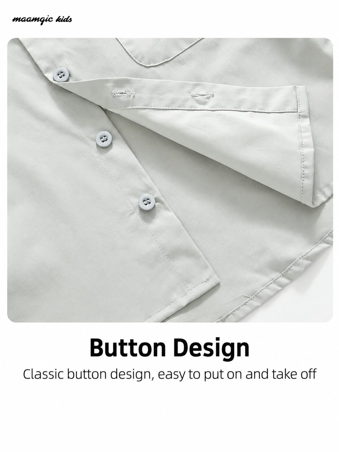 Kids Casual Button-Up Shirt
