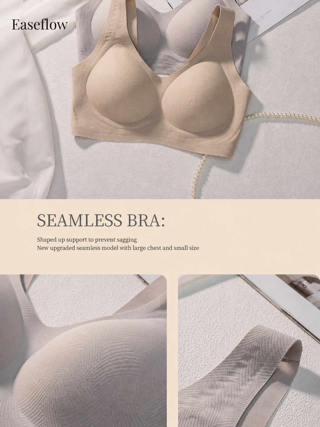 Women's Seamless Fixed-Cup Everyday Bra