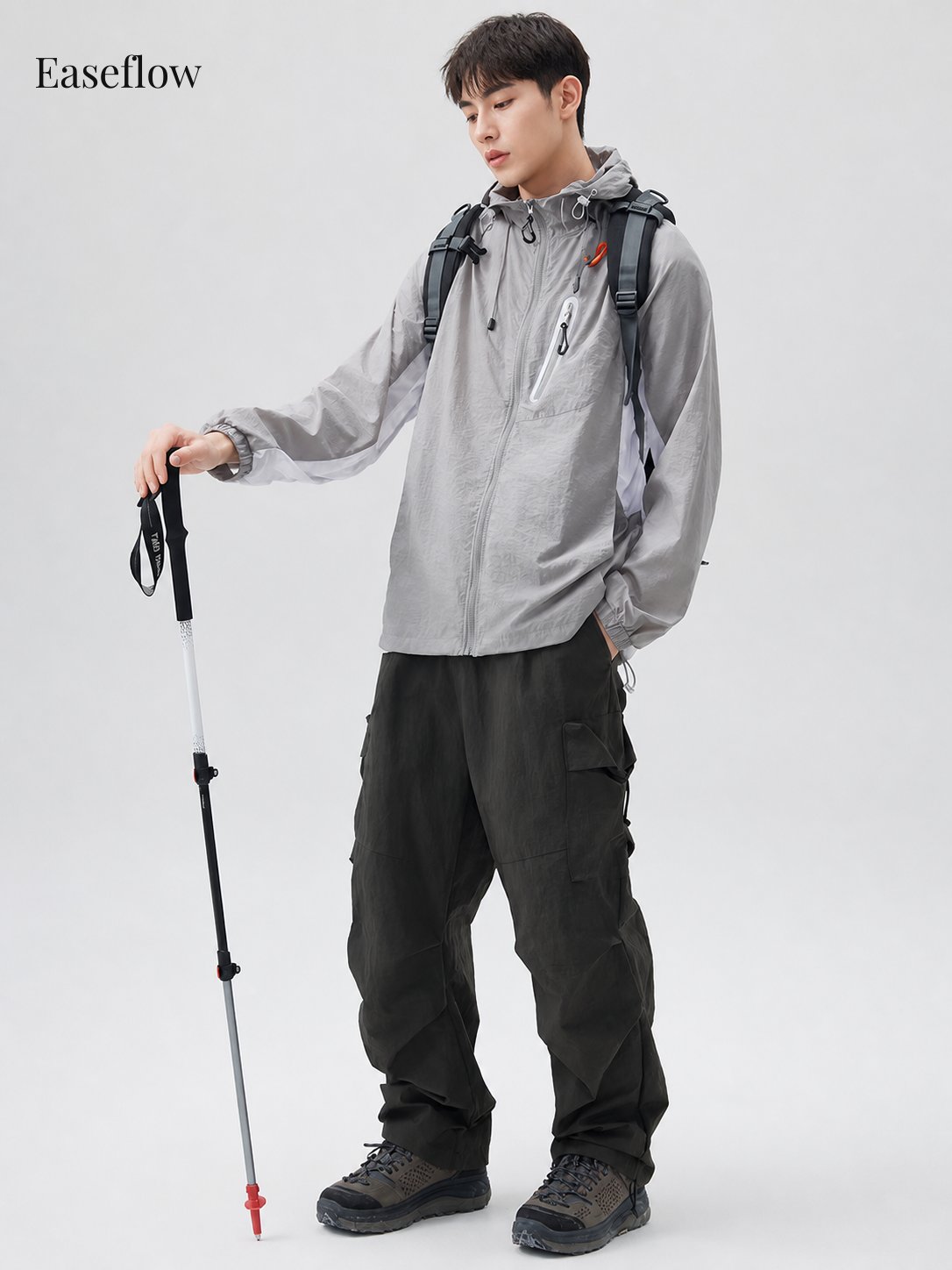 Men's Lightweight Quick-Dry Hooded Jacket