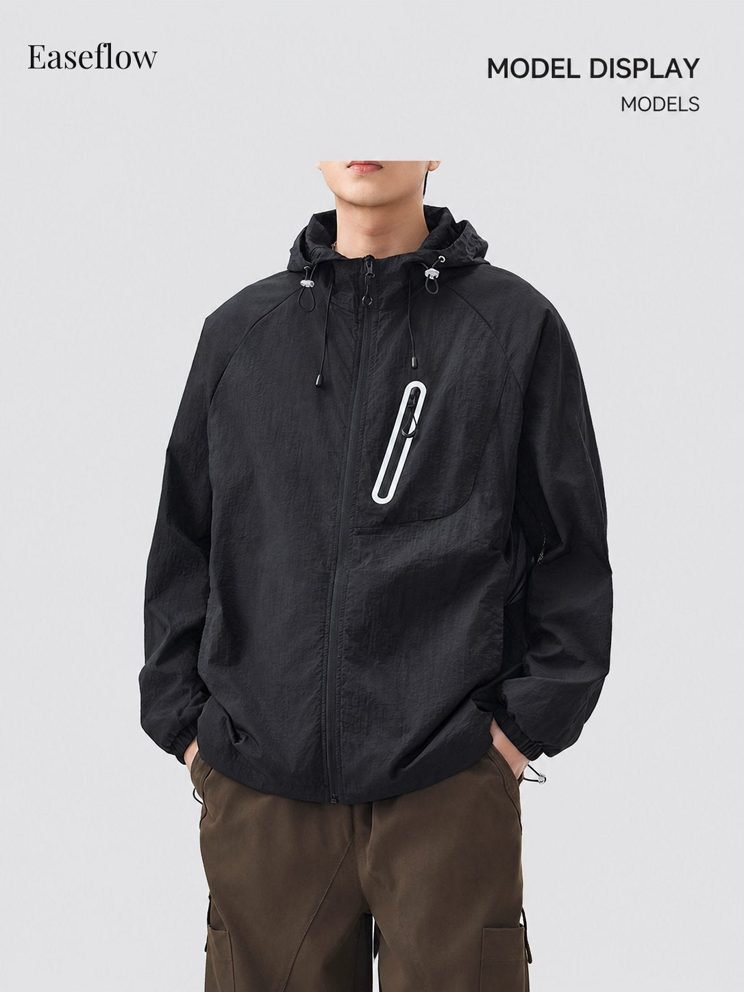 Men's Lightweight Quick-Dry Hooded Jacket