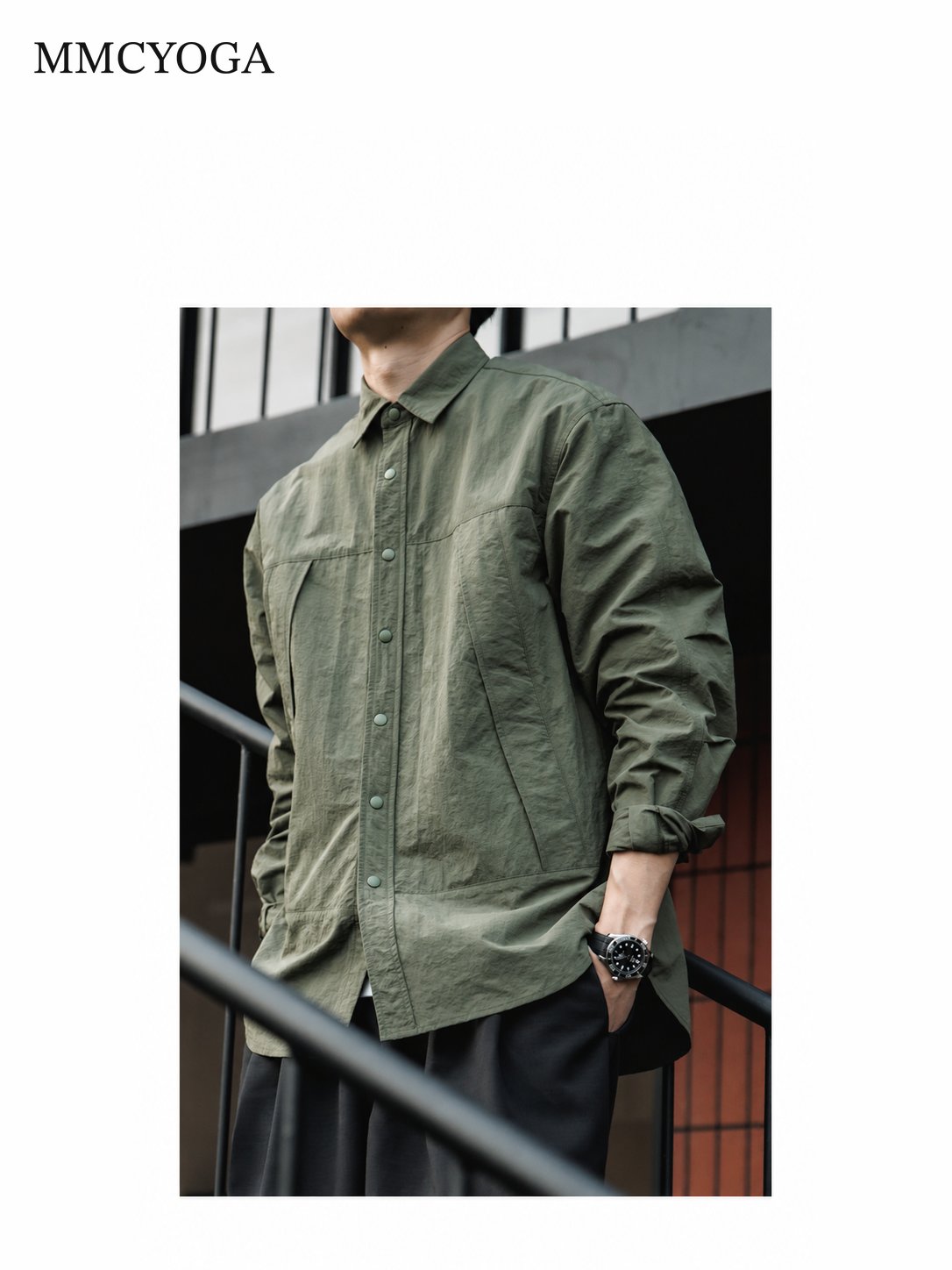 Men's Relaxed Utility Overshirt