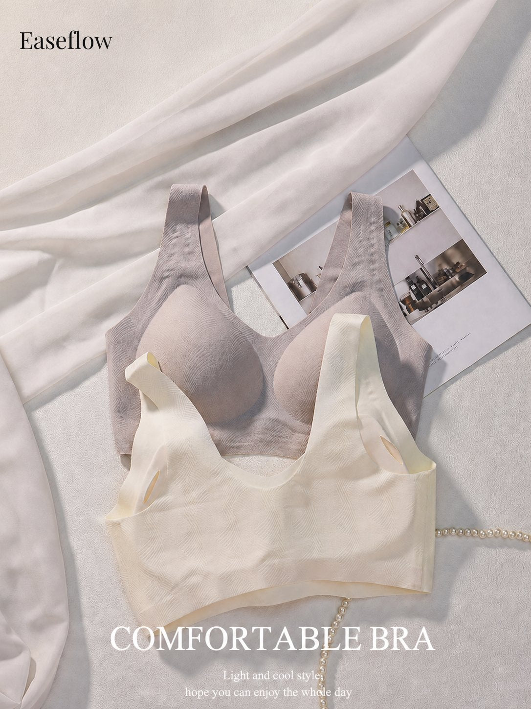Women's Seamless Fixed-Cup Everyday Bra