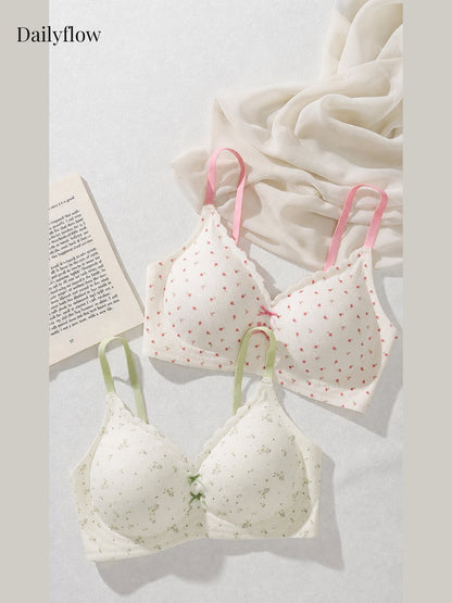 Floral Seamless Light-Support Bra