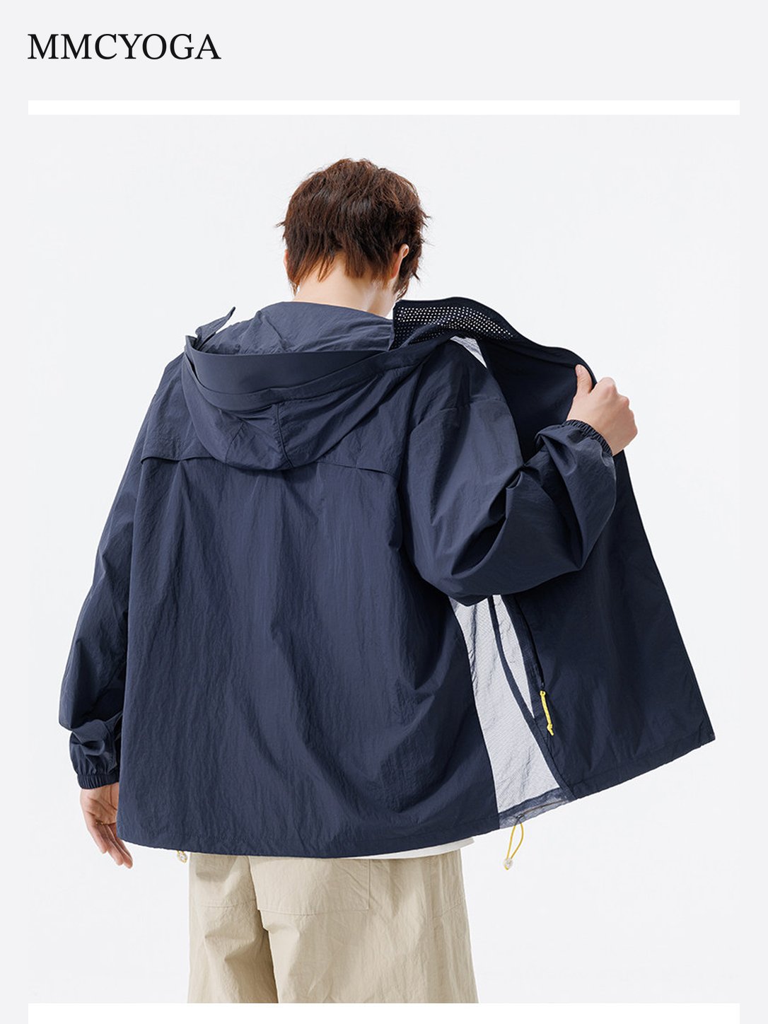 Men's Lightweight Hooded Sun Protection Jacket