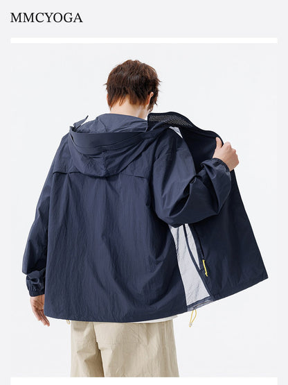 Men's Lightweight Hooded Sun Protection Jacket