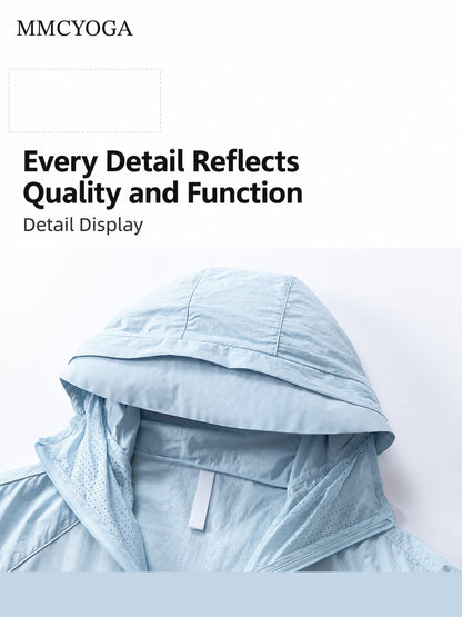 Men's Lightweight Hooded Sun Protection Jacket