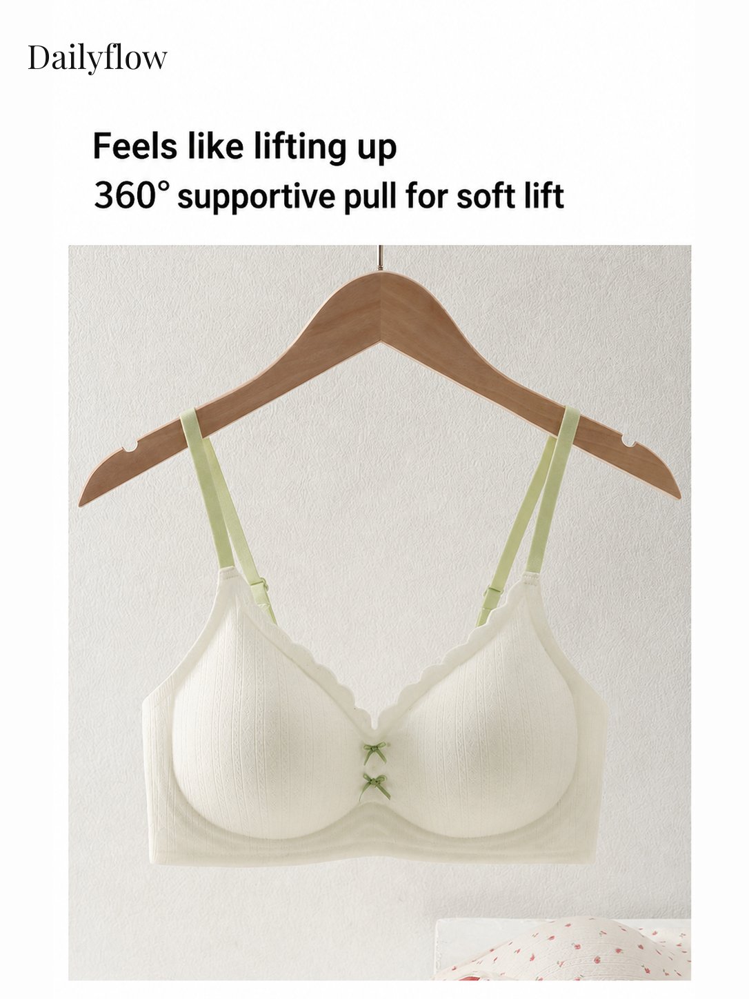 Floral Seamless Light-Support Bra