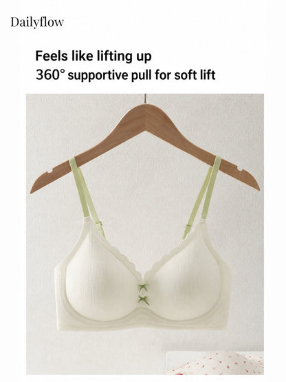 Floral Seamless Light-Support Bra