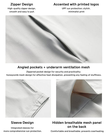 Men's UPF 50+ Sun Protection Hoodie